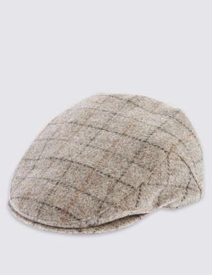 Pure Wool Mini Thinsulate&trade; Flat Cap with Stormwear&trade;